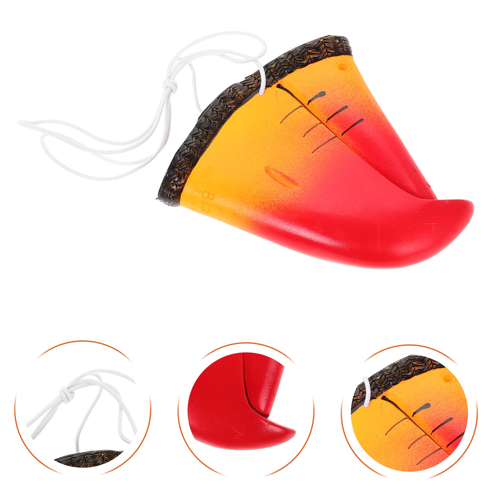 5 Pcs Accessories Parrot Nose Mask Baby Halloween Costumes Rooster Headband Vinyl Replaceable