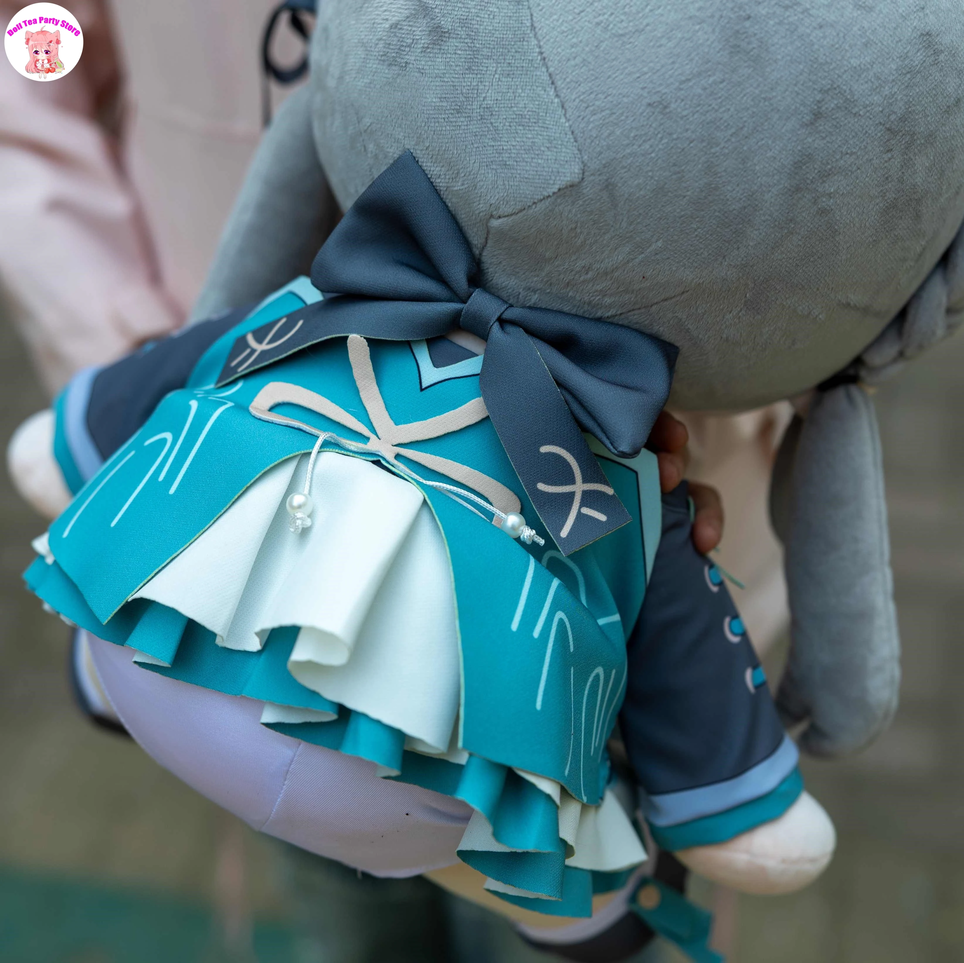 Qingque Pluszowa Lalka Ciało Gra Honkai Star Rail Figurka w Stanie Siedzącym Poduszka Anime Maskotka Kreskówka Przebieranka Pluszak 40cm Zabawka Prezent