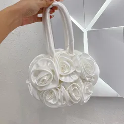 Vendita calda borsa da sera fiore borse da sposa per borsa da sposa e borse pochette da giorno per feste di matrimonio tutto abbinato Totes colorati