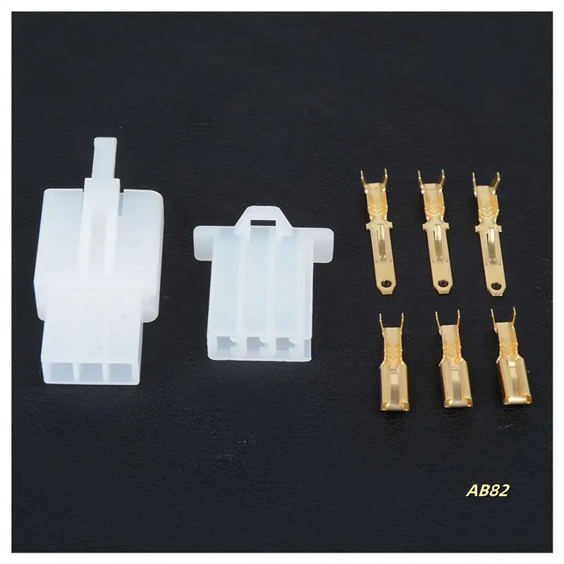 

10 Box 2 3 4 6 Pin Plug Connector Flat Plug Motorcycle Scooter Car