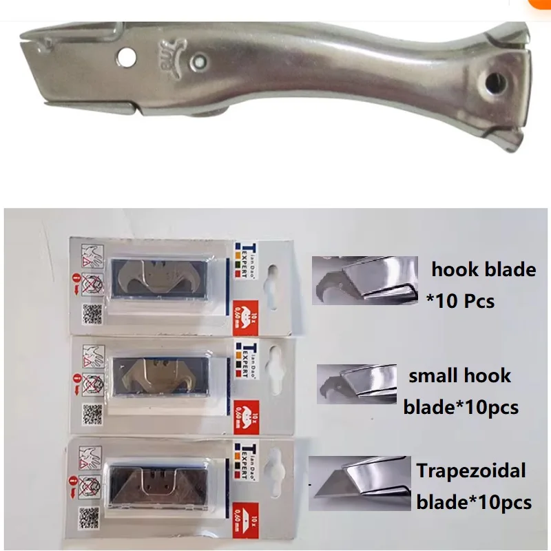 Dolphin Wallpaper Carpet multi-function Tool Hook Blade Cutting Knife for Polyethylene plastic PVC resilient floor