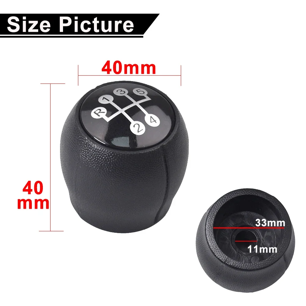 5 Speeds Gear Shifter Knob Stick Head Lever Handle Replacement For Vauxhall/OPEL CORSA C COMBO 2001-2006 Car Accessories