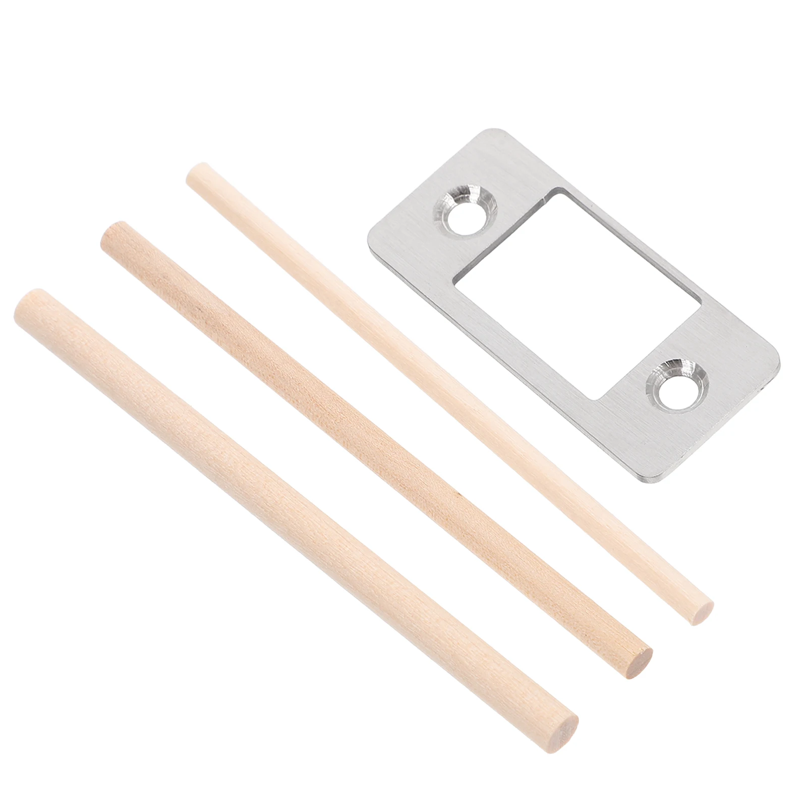 

Stainless Steel Strike Durable Door Reinforcement Security Latch Cover Metal Retainer Catch for Interior Exterior Doors Hitch
