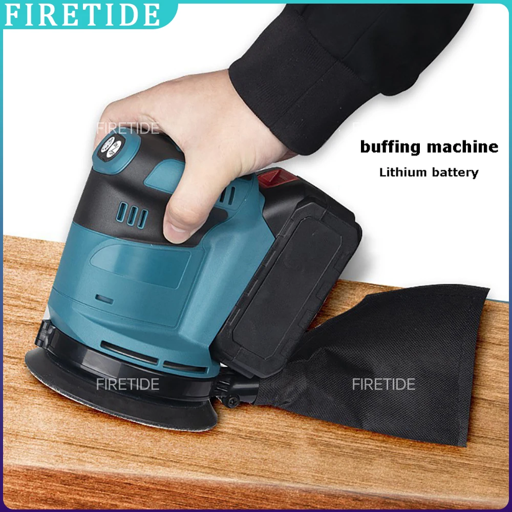 

Lithium ion Cordless Rechargeable Disc Random Track Sanding Machine for Woodworking Mud Polishing