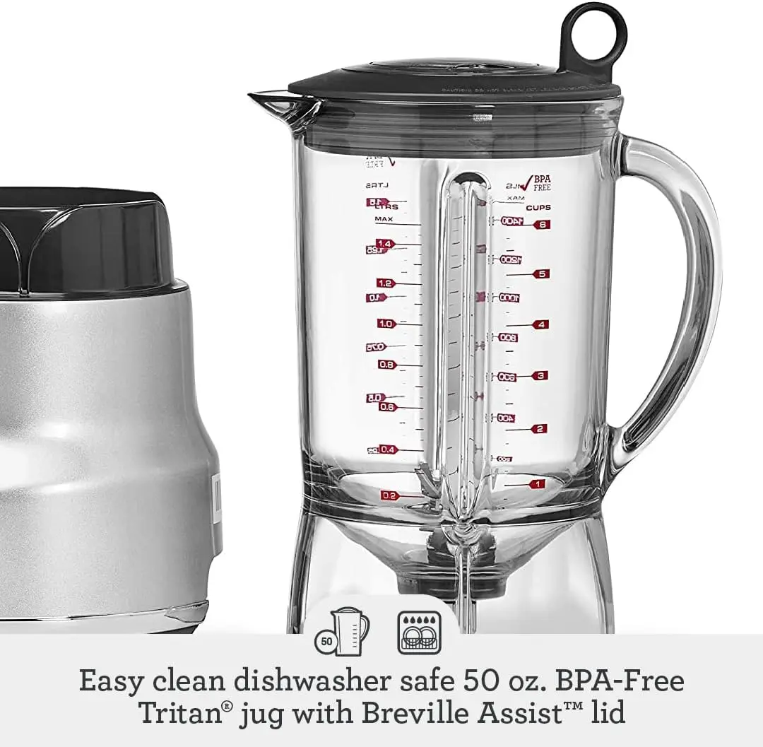 The Fresh & Furious Food Blender, BBL620SIL1AUS1, 50oz, Argent