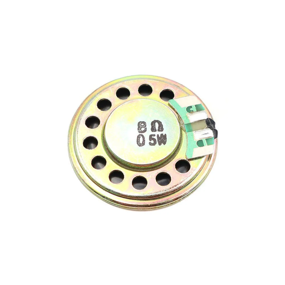 5 peças 0.5w 8r chifre alto-falante diâmetro 32mm amplificador de som 0.5 watts 8ohm espessura 5mm alto-falante para caixa de música/walkie-talkie