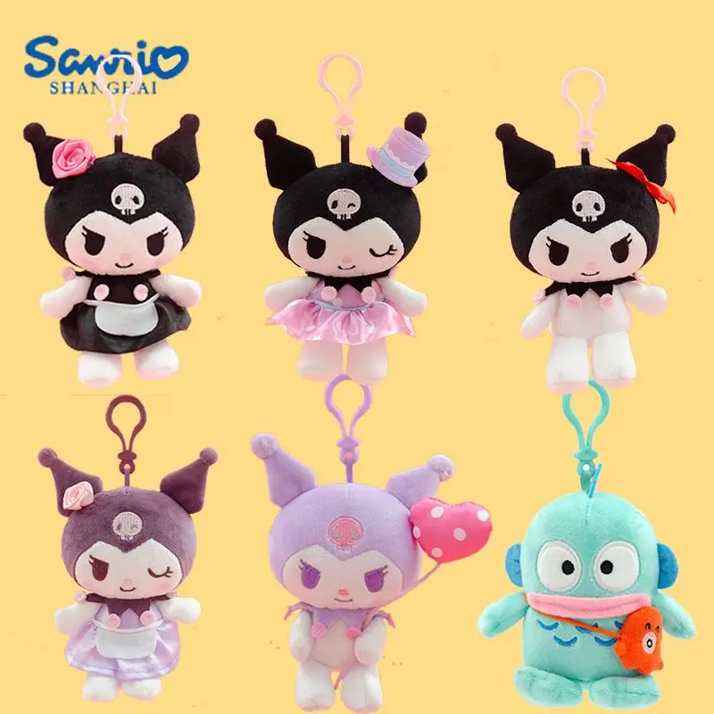 

Genuine Sanrio Kuromi Pochacco Hangyodon Figure Pendant Cute Plush Bag Ornament Keychain Hot Sale Cartoon Plush ToyFor Wholesale