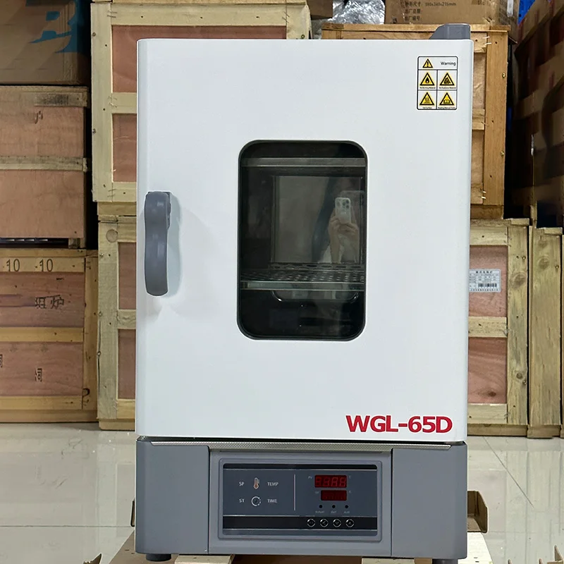 Electric Blast Drying Oven For Laboratory Heat Treatment With Double Air Duct Forced-convection Drying, Baking And Melting Wax view 4
