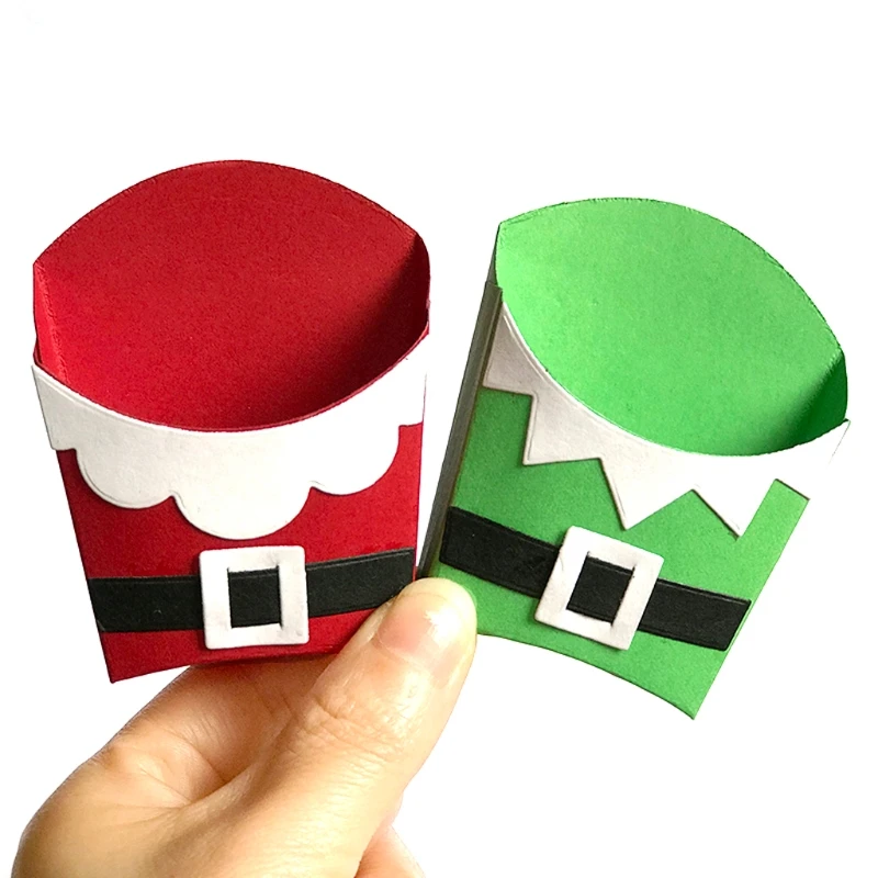 Christmas Box Metal Cutting Dies Stencil DIY Scrapbooking Album Paper Card Template Mold Embossing Craft