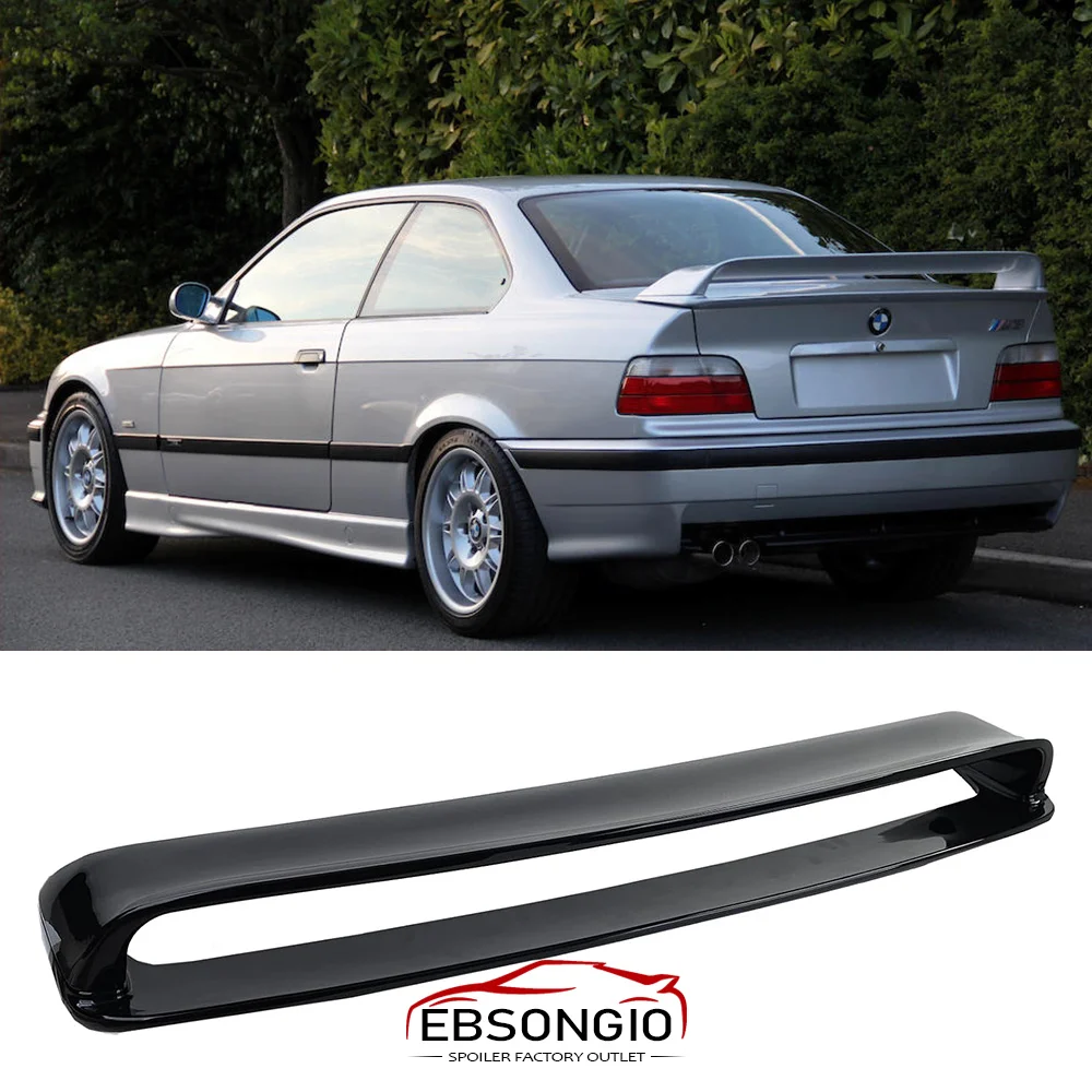 

For BMW 1992-1999 3 Series E36 M3 Black Rear Trunk Spoiler Wing LTW GT Style