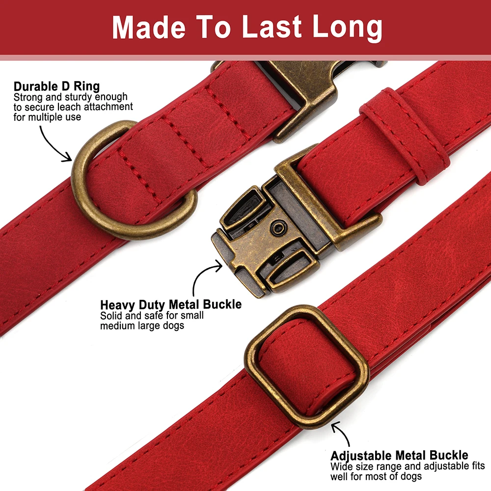 Personal isierte Hunde halsband Leine Set maßge schneiderte Hunde halsband Walking Blei Seil Leder Haustier Halsbänder für kleine mittelgroße Hunde Mops – Detail 21
