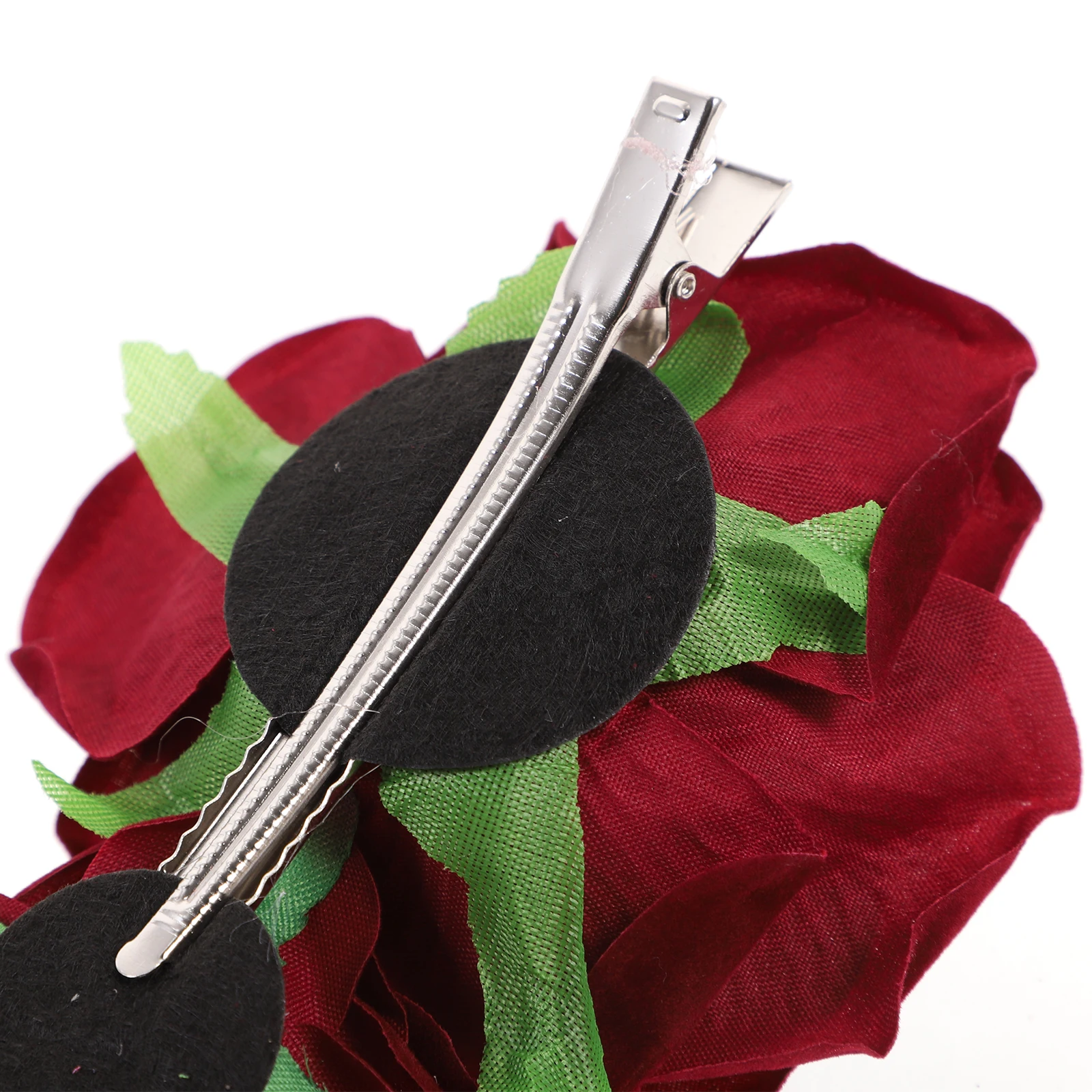 

Flannel Rose Flower Hairpin Elegant Imitation Bobby Pin Charming Hair Clips For Wedding Bridal Bridesmaid Groom Evening Party
