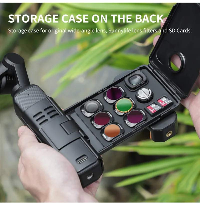 DJI Osmo Pocket 3用スマホ拡張ホルダー、DJI Pocket 3/4用