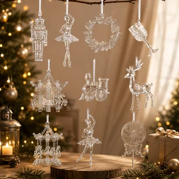 Clear Acrylic Christmas Ornament 1