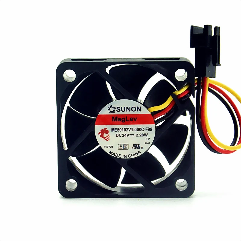 

SUNON ME50152V1-000C-F99 DC 24 В 1,92 Вт 50x50x15 мм 3-проводной охлаждающий вентилятор для сервера