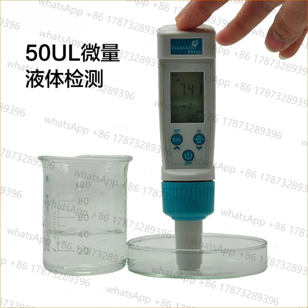 PH-Meter PH30A Spur Flüssigsäureprüfstift „PH-Meter