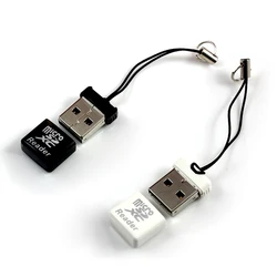 1PCS Mini Card Reader Super Speed USB 2.0 Mini SD/SDXC TF Card Reader Adapter High Quality Card Reader For Computer