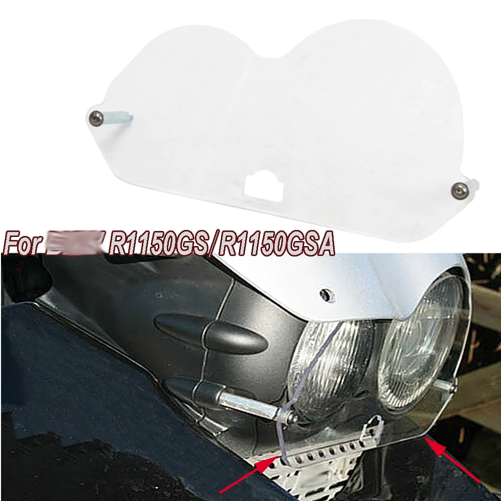 

NEW Acrylic Motorcycle Accessories For BMW R1150GS R1150GSA Headlight Protector Guard Lense Cover R 1150 GS R 1150 GSA