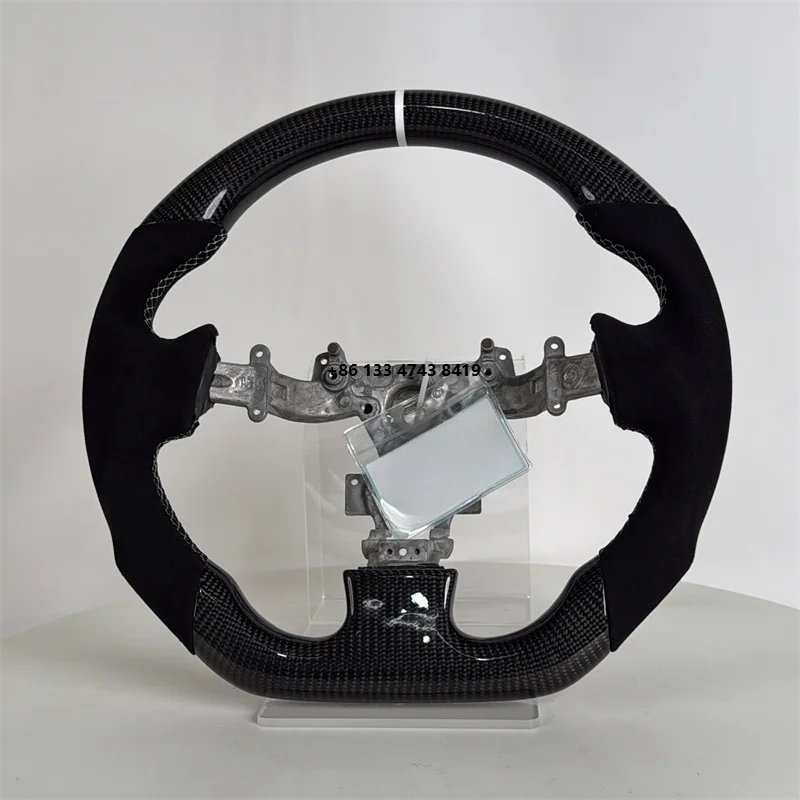 

R35 GTR 2008-2016 Suede Light Emitting Diode Steering Wheel Custom Carbon Fiber Steering Wheel