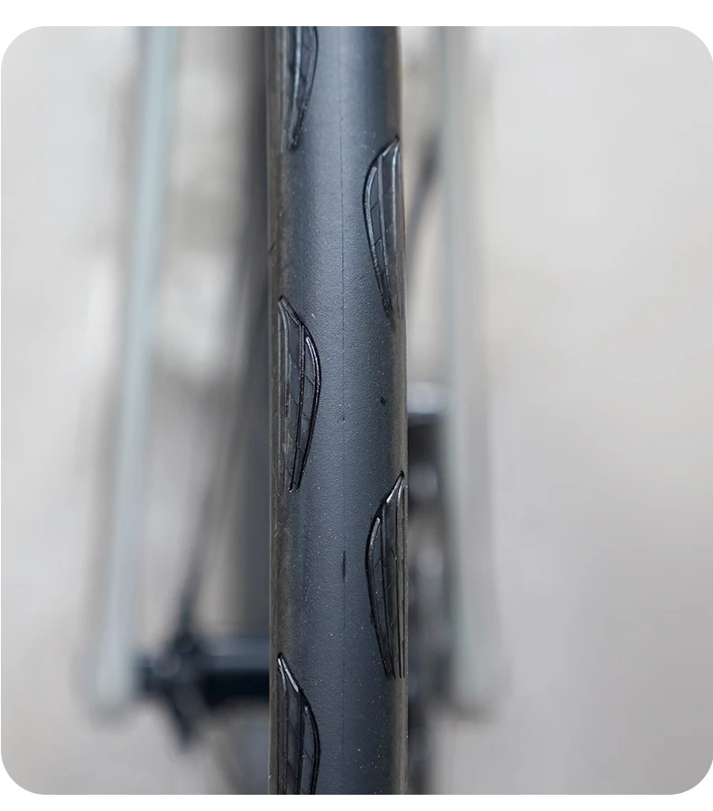 Continental Grand Prix Rennradreifen, pannensicher, schlauchloser/Schlauchreifen, 700 x 25 C/28 C/30 C/32 C, schwarze Chili-Rennradreifen – Detail 20