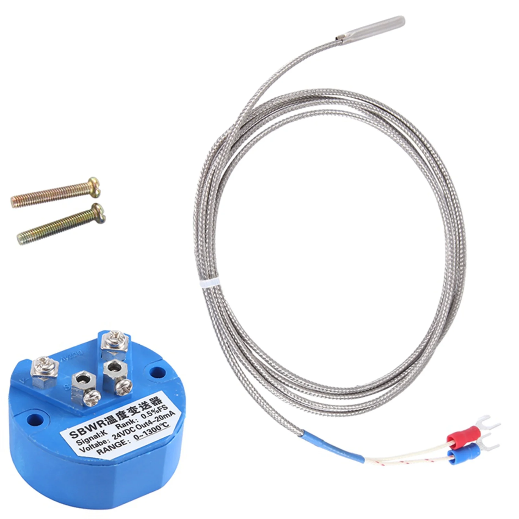 K Type Thermocouple Sensor Probe, Field Piece Meter HVAC Temperature Probe Components for SBWR, 24V DC