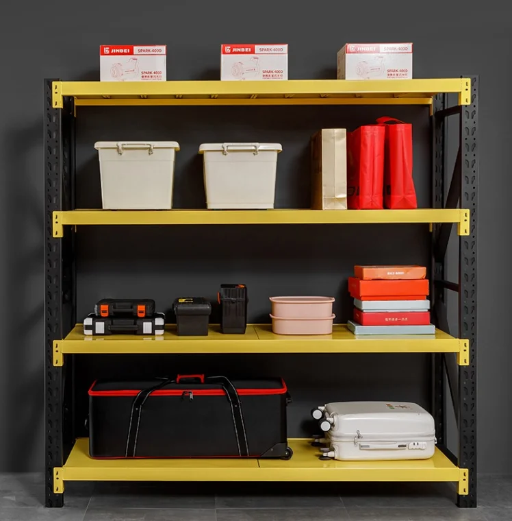 Shelf warehouse storage multi-layer diy combination thickened shelf display storage heavy load bearing subway shelf