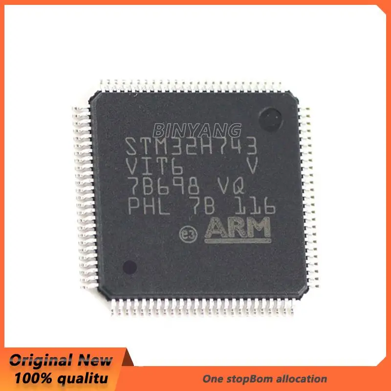 (10piece)100% New STM32H743 VIT6 STM32F427 STM32H743VIT6 STM32F427VGT6 VGT6 QFP-100 Chipset