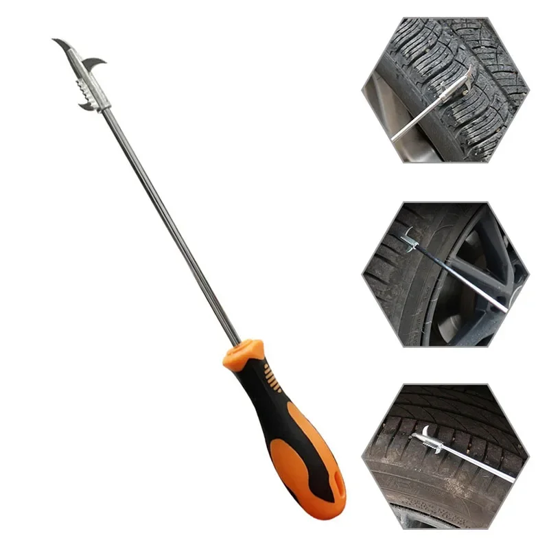 

Car Tire Stone Clearing Hook Cleaning Tire Stone Tool to Prevent Tire Bursting Stone Cleaning Tool Cleaning Tool
