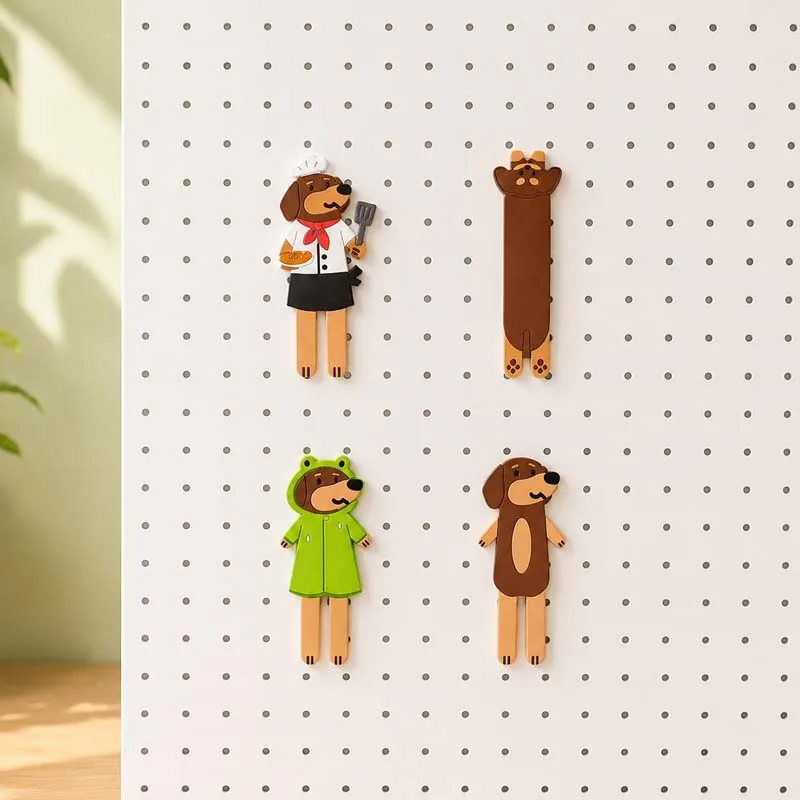 1/4 pcs Fun Fridge Magnets – Creative puppy-themed magnets, perfect for your refrigerator or office whiteboard.