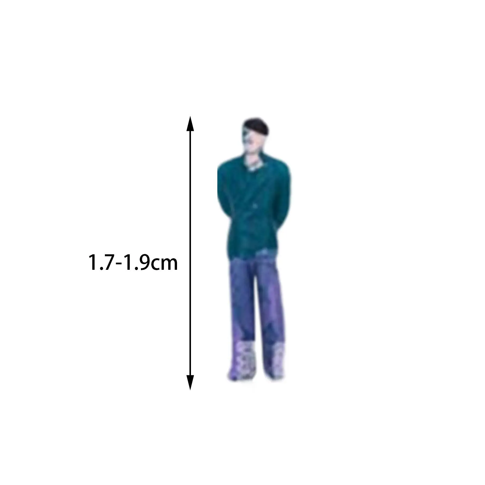 Ręcznie Malowane Figurki Scena Stołu Piaskowego Diorama Droga Zabawki Sceny Kolejowe