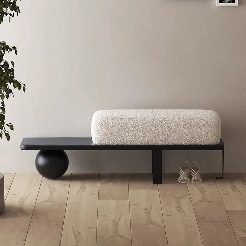 for Nordic Shoe Changing Stool Creative Home Sofa Seat Bedside Bench Fitting Room Long Entryway Shoe Storage Stool