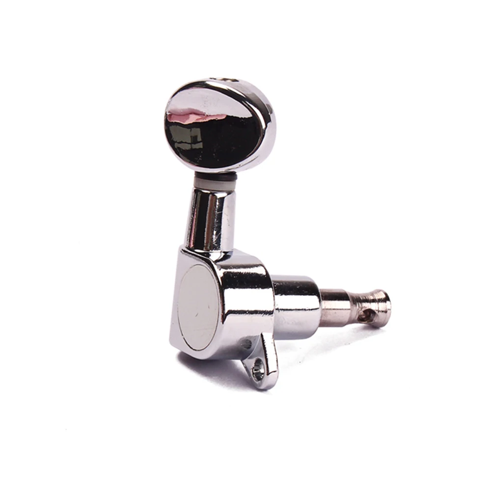 

6 Machine Heads Silver 38x22x15mm Style Guitar Tuners Pegs Electric Acoustic Strings Set Washers Screws Toy