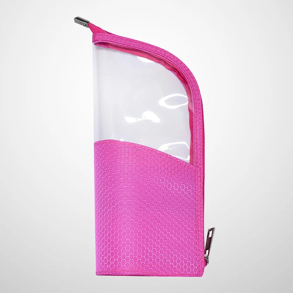 반투명 여행 메이크업 홀더 휴대용 여성 세면도구 보관 여성 메이크업 가방 옥스포드 휴대용 천 가방