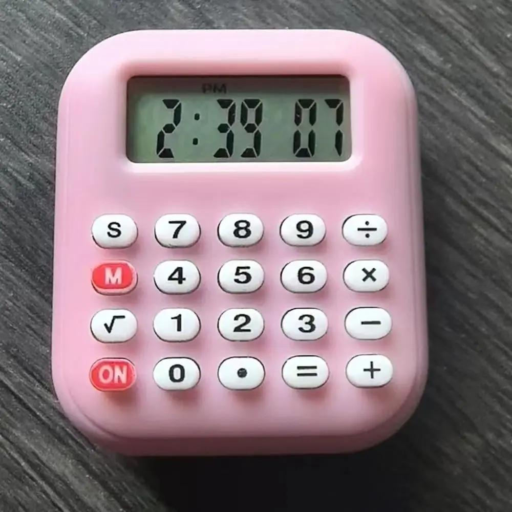 

Креативный дисплей даты, микрокалькулятор, часы, многофункциональный мультяшный электронный цифровой калькулятор, спортивные электронные часы
