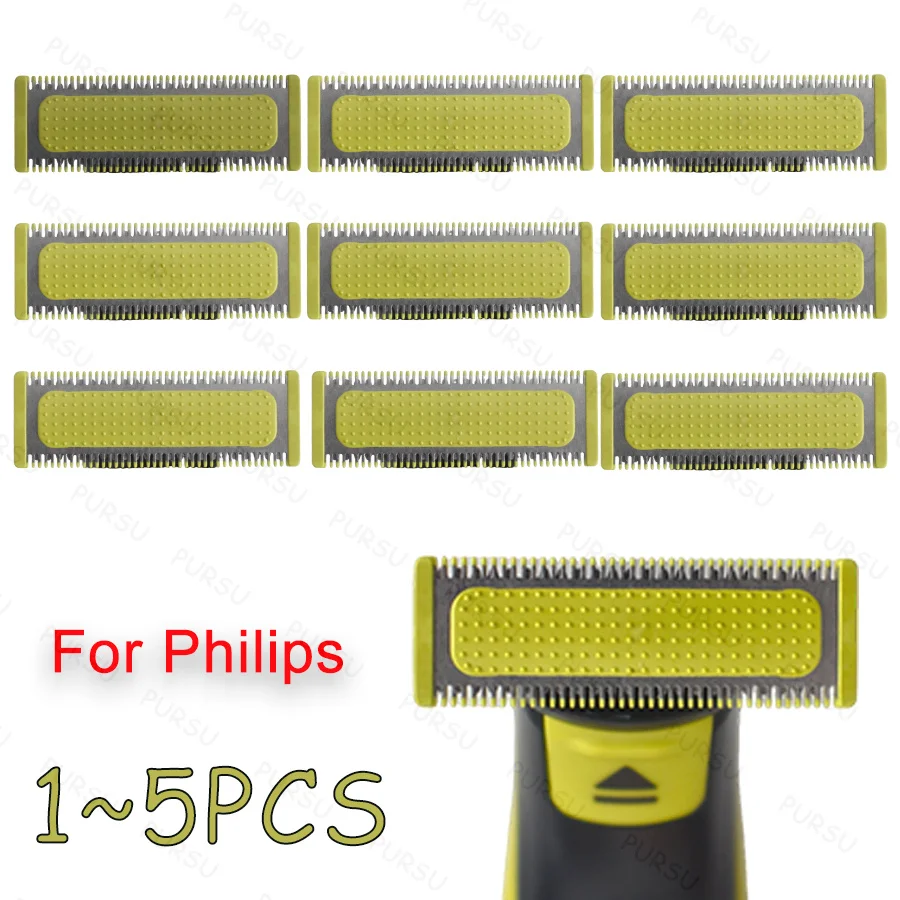 

Новый 1/3/5 шт. для электрического триммера Philips, сменный комплект для бритвы с одним лезвием для QP2520/QP2530/QP2630/QP6510/QP6520