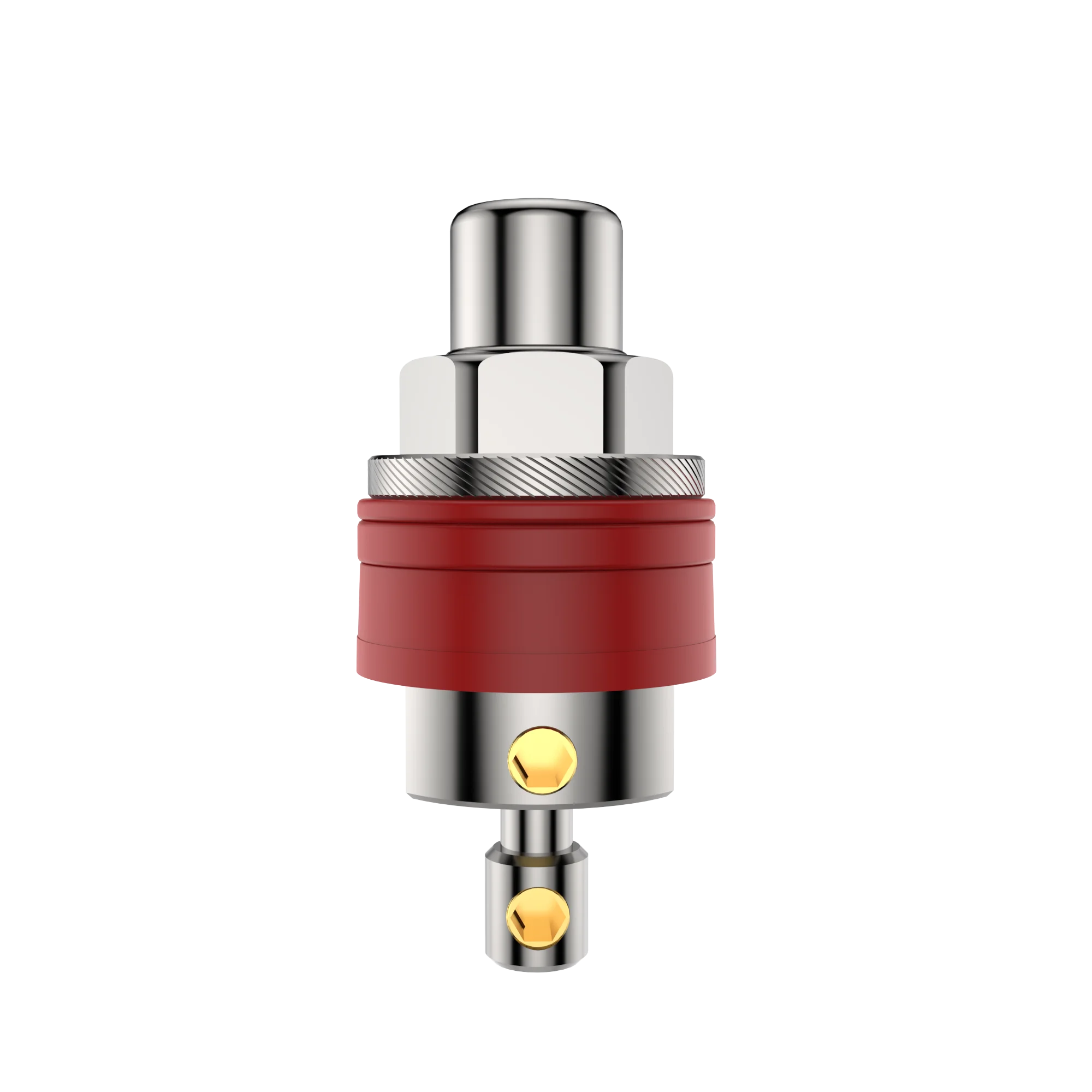 Viborg Pure Copper Female RCA Jack Connector Terminal 24K Gold Rhodium Plated Hifi Audio Video Signal Input Output Socket PTFE