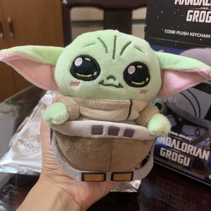 新しいオリジナルホットトイズスターウォーズマンダロリアンとグローグコスビブラインドボックスぬいぐるみキーホルダーバッグペンダントサプライズボックス誕生日ギフト