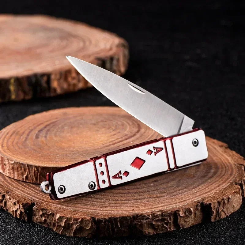 1pc Sharp Fruit Knife, EDC Handy Pocket Knife, Self-Defense, Camping Multi-purpose Survival Knife and BBQ - view 4