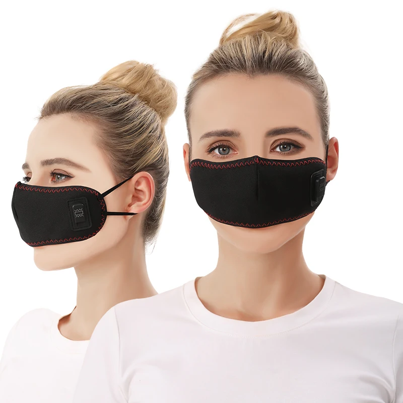 

Electric Heating Nasal Pad Vibration Massager Hot Compress Relieves Rhinitis Allergy 3-Level Timer USB Port Family Use Gift