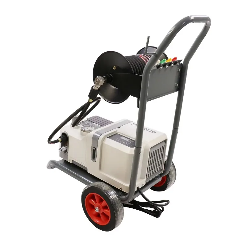

New Arrival Variable Frequency 2.4kw Power High Pressure Washer With Wheel