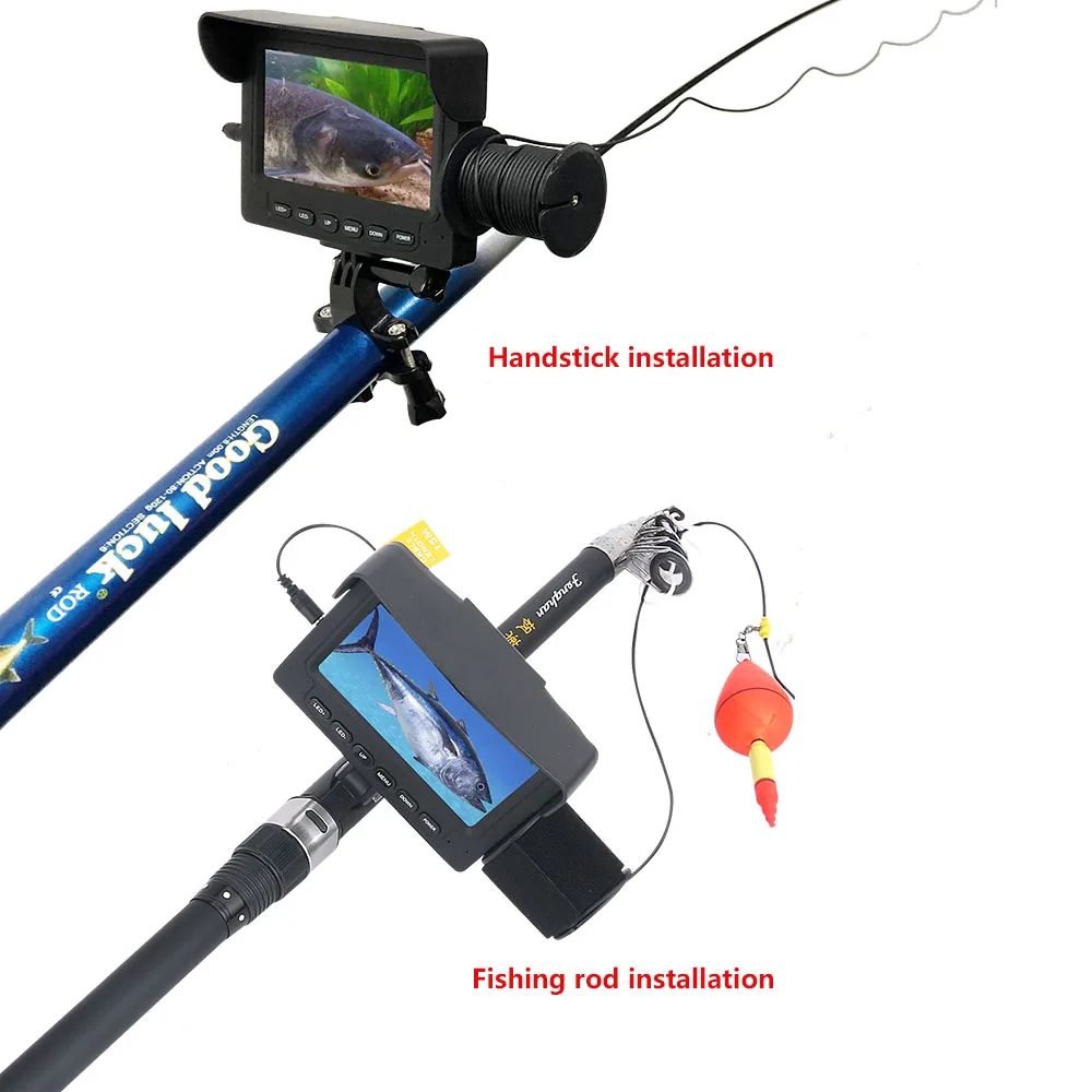 15M Finder Underwater Fishing Camera with 4.3 inch Monitor 6PCS 6W IR LED Night Vision Camera