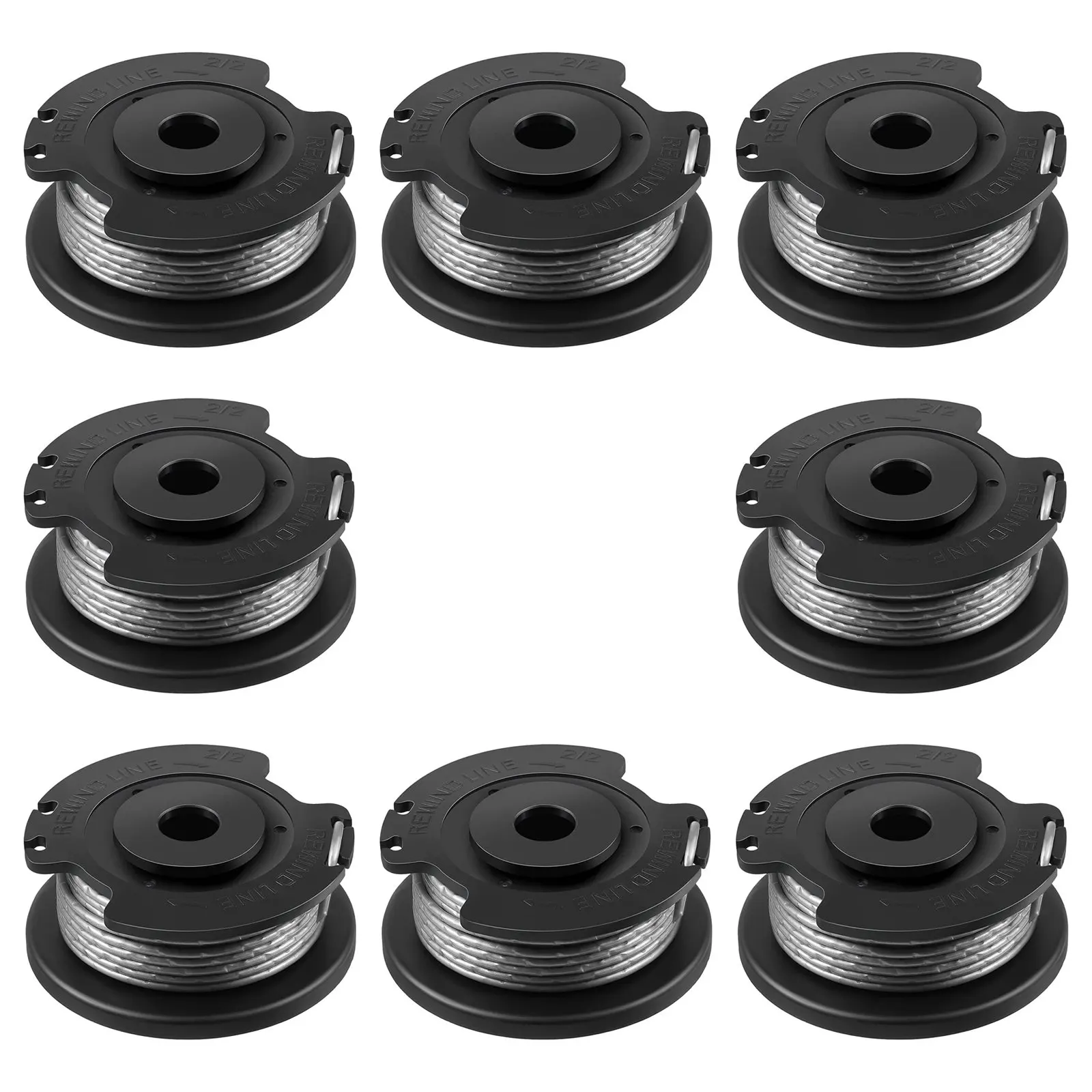 Y17A 8 Pack F016800569 String Trimmer Replacement Spool Line for Bosch EasyGrassCut 23, 26, 18, 18-230, 18-260, 18-26