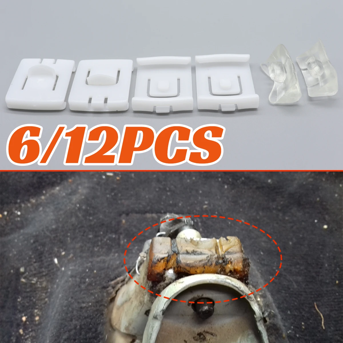 

Car Seat Fastener Rail Runner Clip Slider Guide Piece for Seat Cordoba Vario 1997-2002 Inca 9K 1995-2003 Accessories Replacement