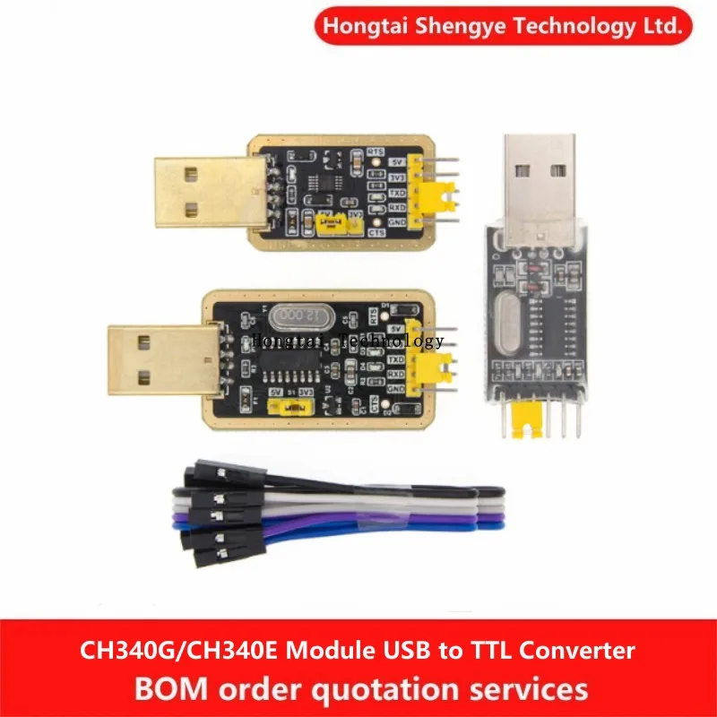 CH340G/CH340E Module USB to TTL Converter UART Module Brush Time CH340 3.3V 5V