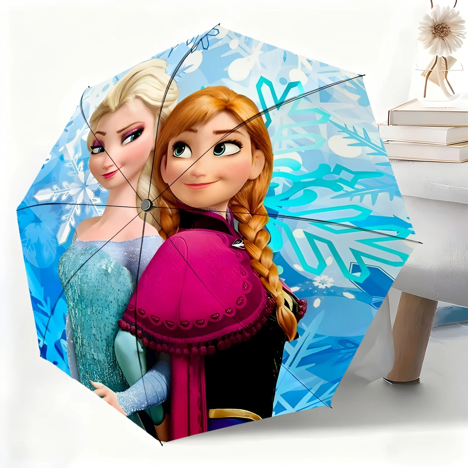 

Автоматический зонт Disney Frozen Sisters, 1 шт., всепогодный складной зонт для любых случаев, портативный компактный зонт, Chris