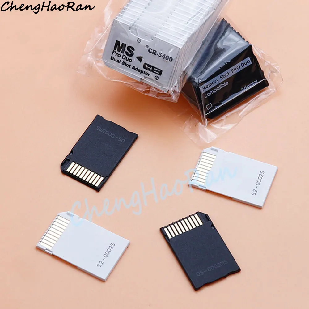 1 قطعة الذاكرة عصا برو الثنائي قارئ بطاقات ل PSP 1000 ل PSP 2000 ل PSP 3000 TF إلى MS بطاقة محول محول أجزاء الملحقات #5