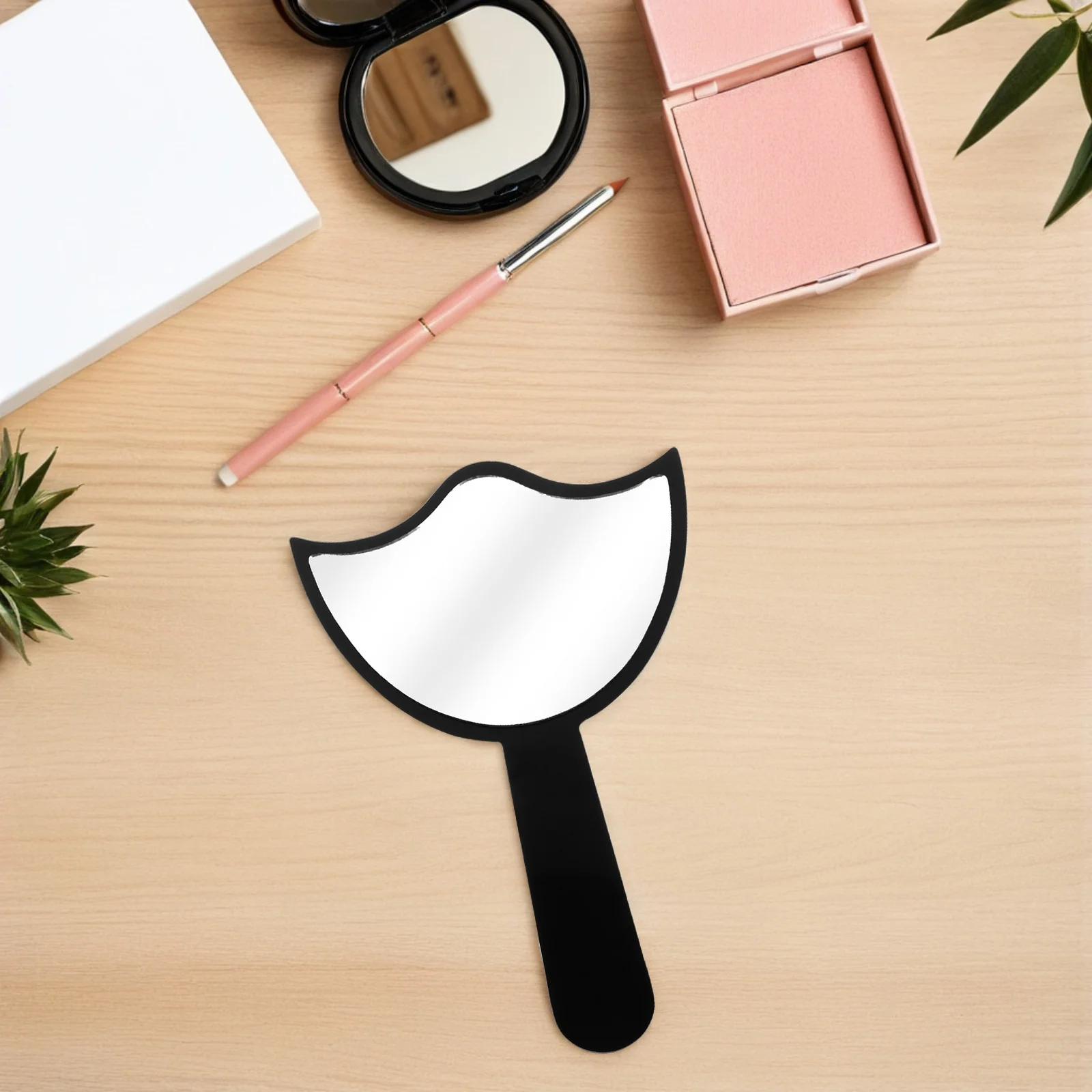 Akrylowe lusterko do rzęs, przenośne, kompaktowe, podróżne, sprzęt do przedłużania rzęs, lusterko salonowe dla fryzjerów, narzędzie kosmetyczne, lustra salonowe.