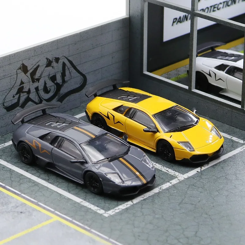 1:64 Supercar 670 Bat Bull LP670-4 SV, modelo de carro em liga fundida, adolescentes brincam com, decoração de adultos, presente de aniversário.