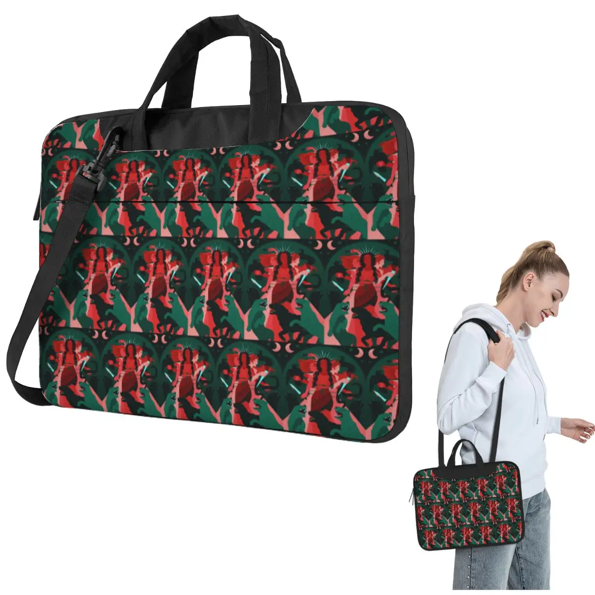 

Сумка для ноутбука Hecate через плечо, сумка для компьютера 13, 14, 15,6 дюймов, чехол для ноутбука Macbook Pro