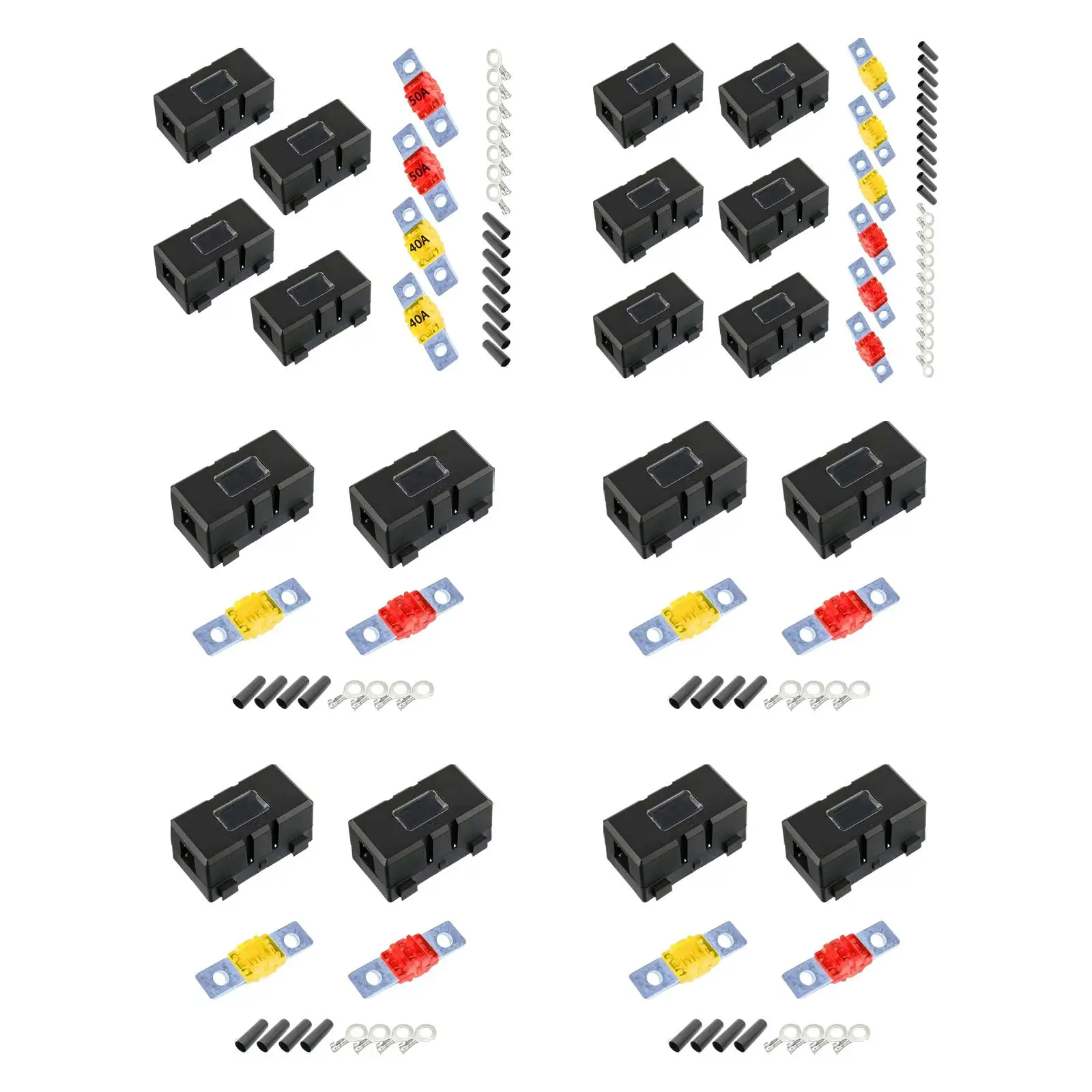 Universal Car Fuse Holder Circuit Protection Sturdy for Motorcycles Caravans